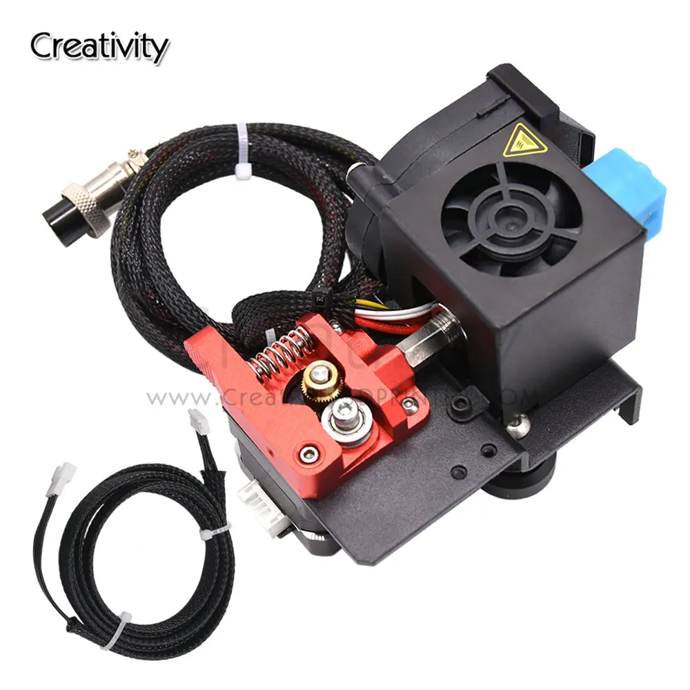 Imagem -03 - Hotend Impressora 3d Peças com Polia Turbo Fan Extrusora Grupo Mk8 Atualização Direct Drive Extrusora Ender cr 10 12v 24v