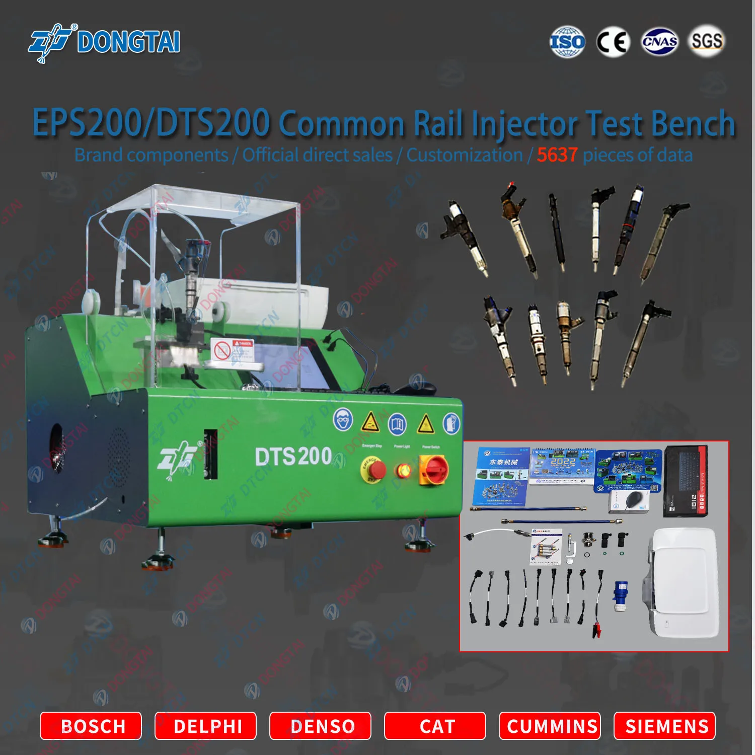 DTS200 EPS200 diesel injector repair equipment test bench