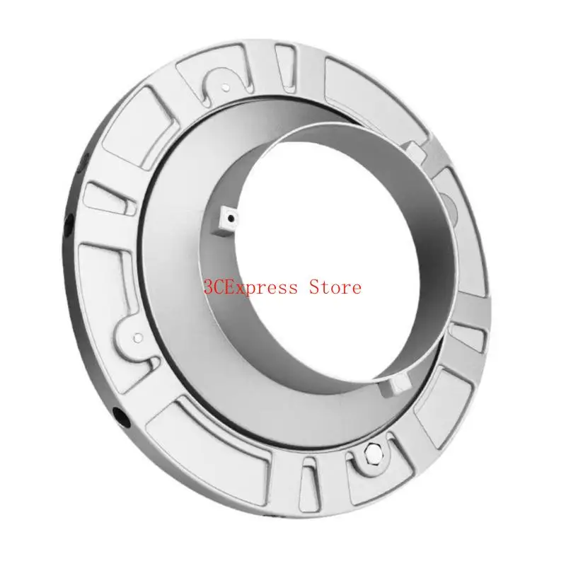  Durability Metal Bowen Mount Softbox Speedring Mount for Flash Studio Outdoor Photography Easy to Use Lightweight