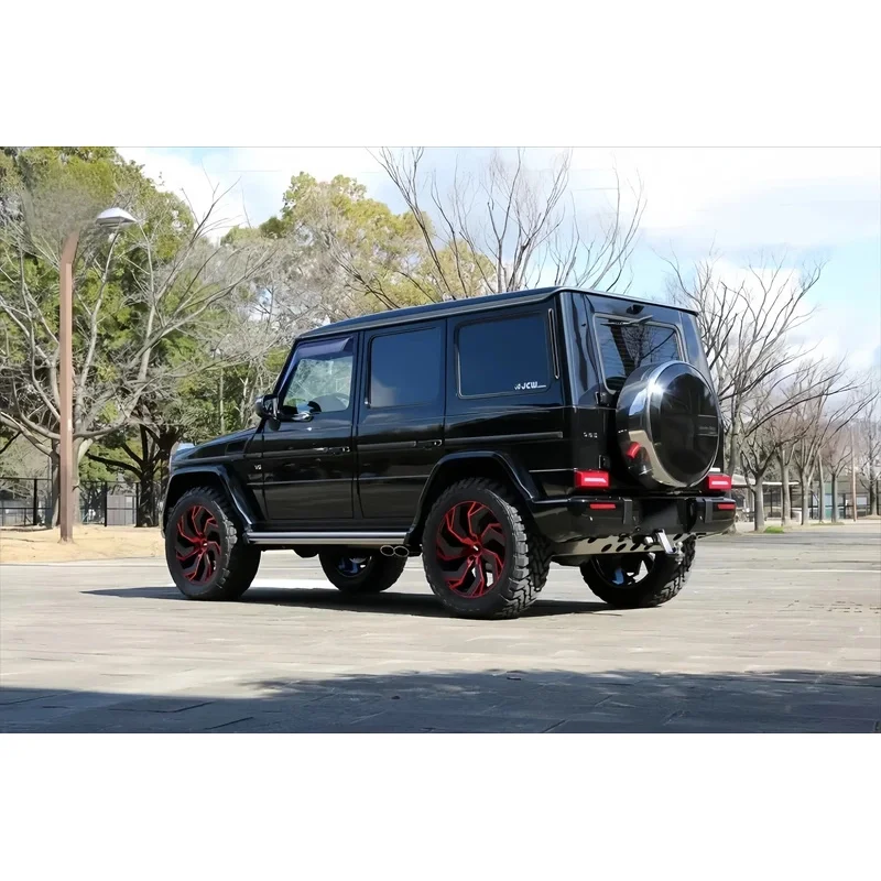BTC طقم الجسم عالي الجودة لـ G-class W463 G55 G350 G500 ترقية G63 طقم الجسم الواسع الوفير الجمعية الحاجز هود