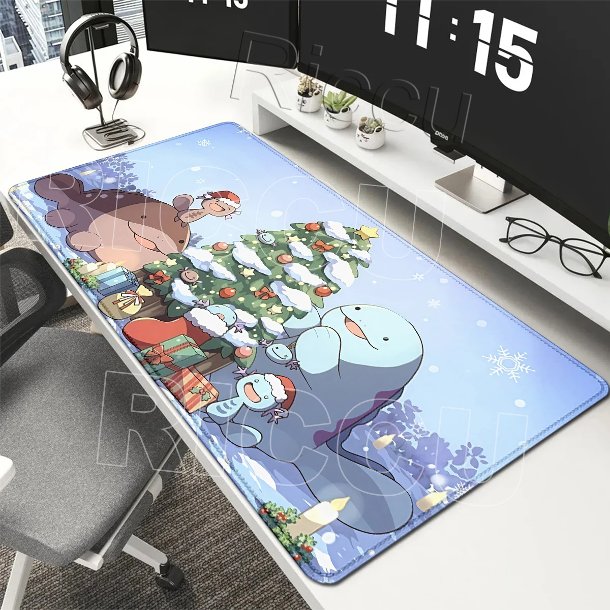Mouse Pads XXL P-Pokemon Clodsire Pattern Keyboard Rug Gaming Office Accessories Mats Gabinete Gamer Carpet Rubber LockEdge Pads