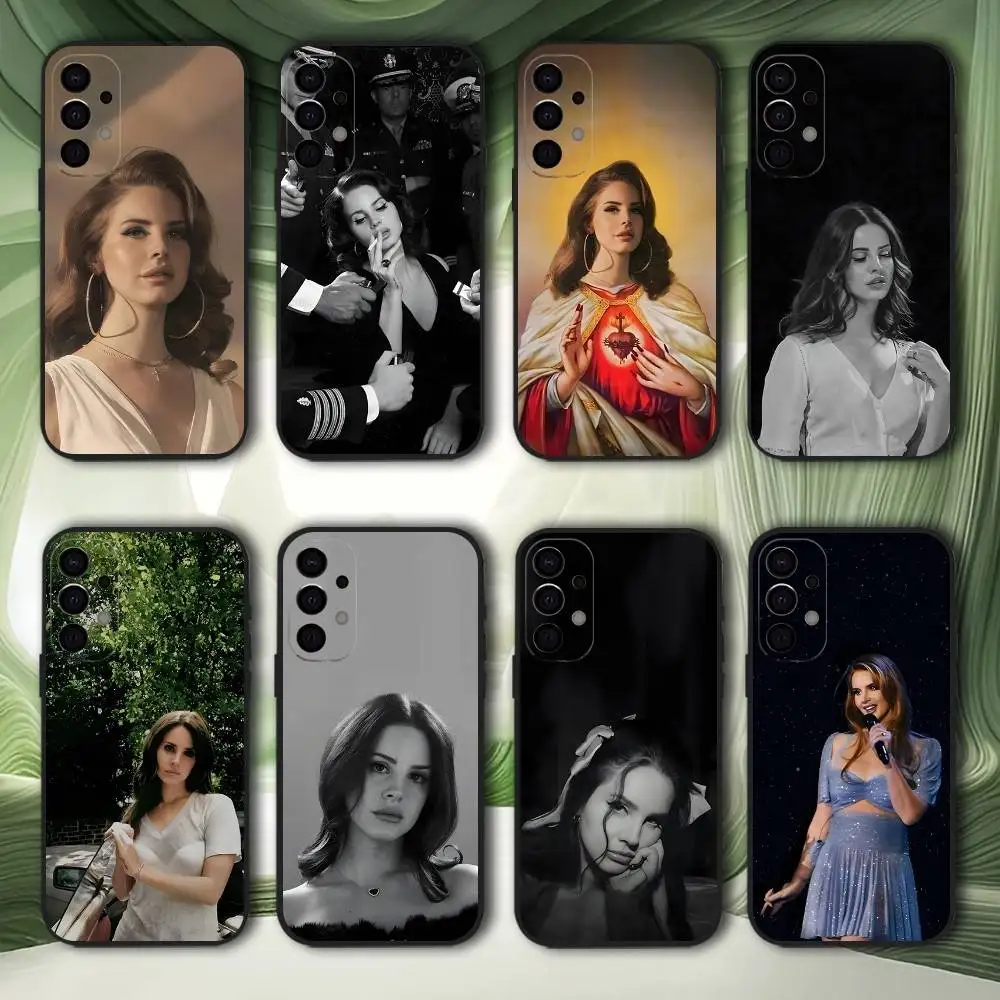 

Singer L-Lana Del R-Rey Phone Case For Samsung S25,S24,S21,S22,S23,S30,Ultra,S20,Plus,Fe,Lite,5G Black Cover