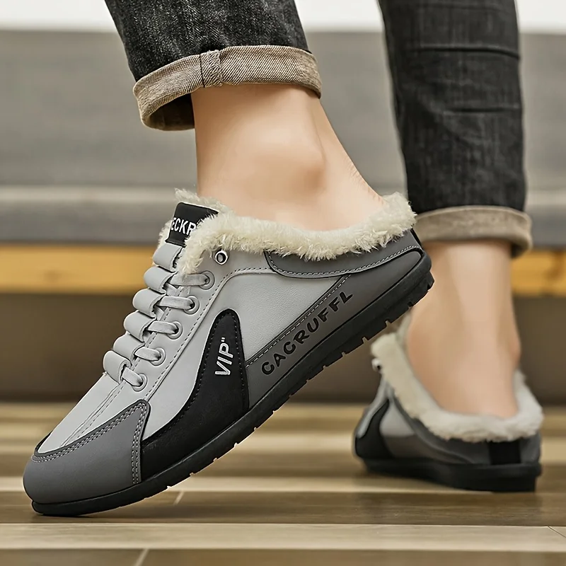 Winterwarme Schuhe, Schneeschuhe, warme Hausschuhe, warme Schuhe für den Innenbereich, bequeme Schuhe, Winter-Alltagsschuhe – Detail 3