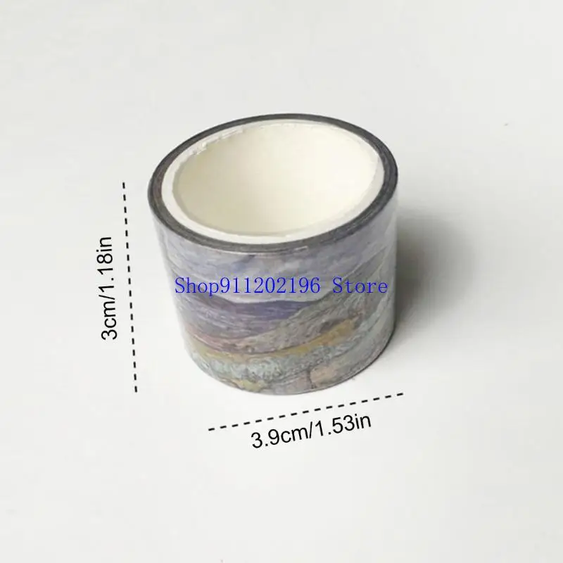 P82A سكرابوكينغ شريط مزخرف 30 مم شريط طباعة زيتي عريض لسكرابوكينغ