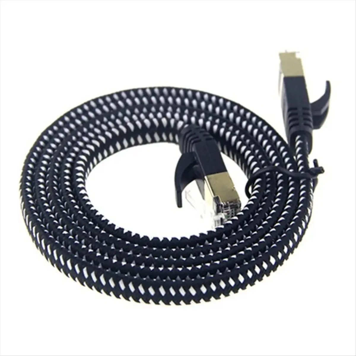 AABFK Ethernet Cable STTP 40Gbps Cat 8 RJ45 Network Lan Patch Cord for Router Modem Internet RJ 45 Ethernet Cable