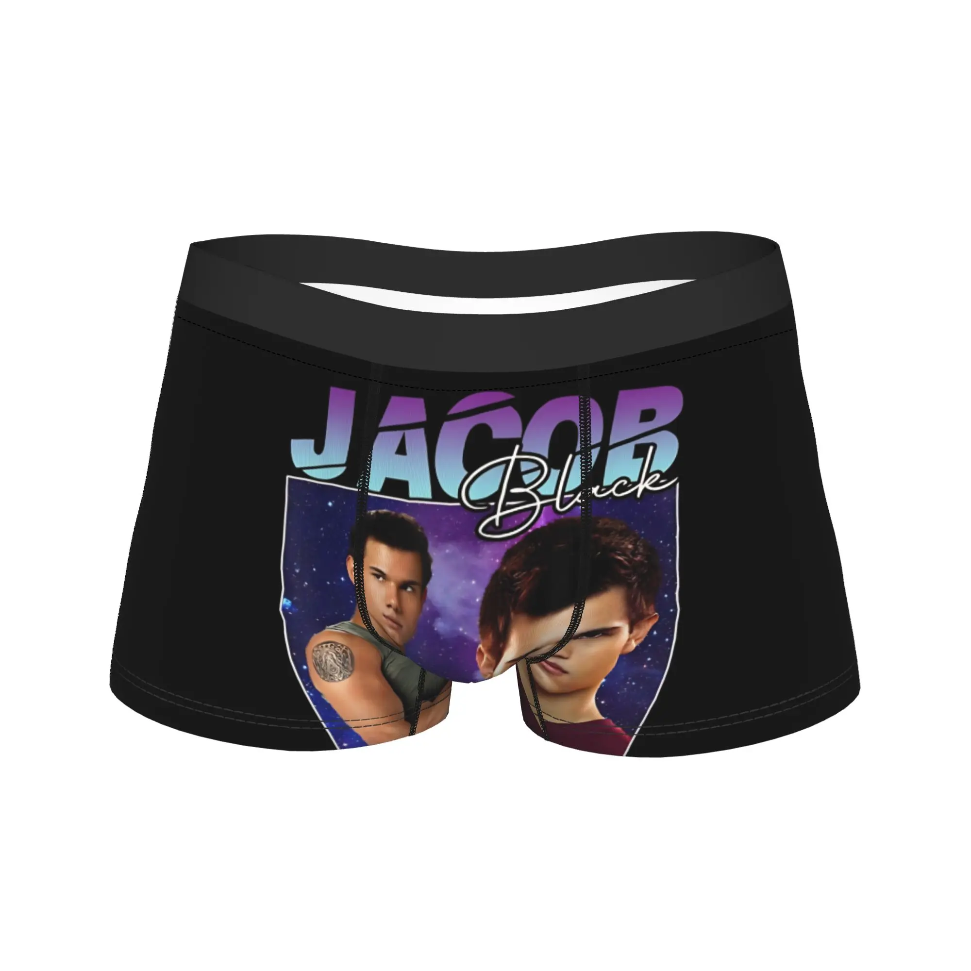 

Twilight Jacob Black Underwear Printed Trunk Hot Sale Men Underpants Funny Shorts Briefs Birthday Present