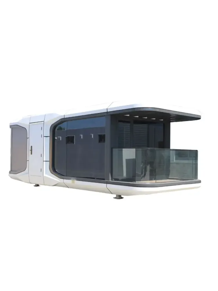 Micro-accommodation space capsule mobile room scenic spot, mobile panoramic sun room