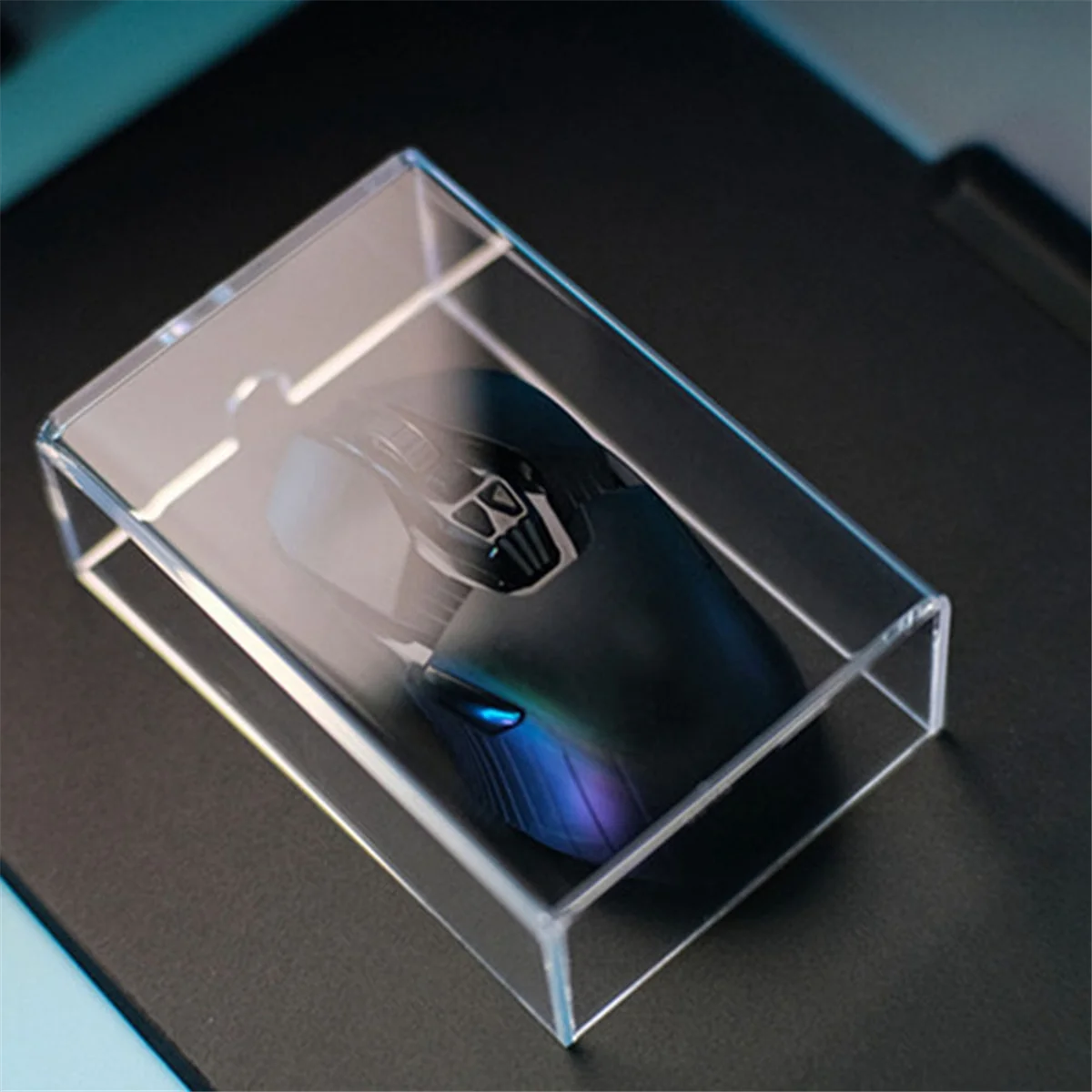 ABXHH Penutup Debu Mouse Komputer Akrilik Penutup Udara Transparan Penutup Debu Mouse Gaming Kantor Rumah Tahan Debu dan Tahan Air