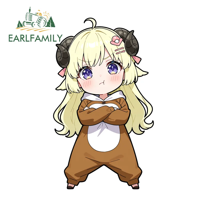 

EARLFAMILY Hololive Anime Girl Stickers Super Kawaii Trunk Decals Occlusion Scratch Beautiful High Quality All Types of Vehicles