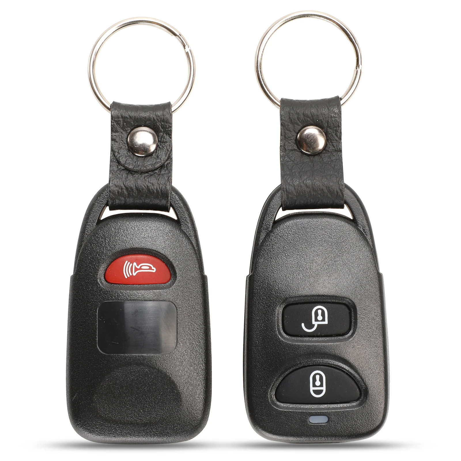 

2 Buttons +1 Panic Car Key Shell for Kia Sportage 2005 -2014 for Hyundai Accent Remote Car Keyless Fob Case Replcement