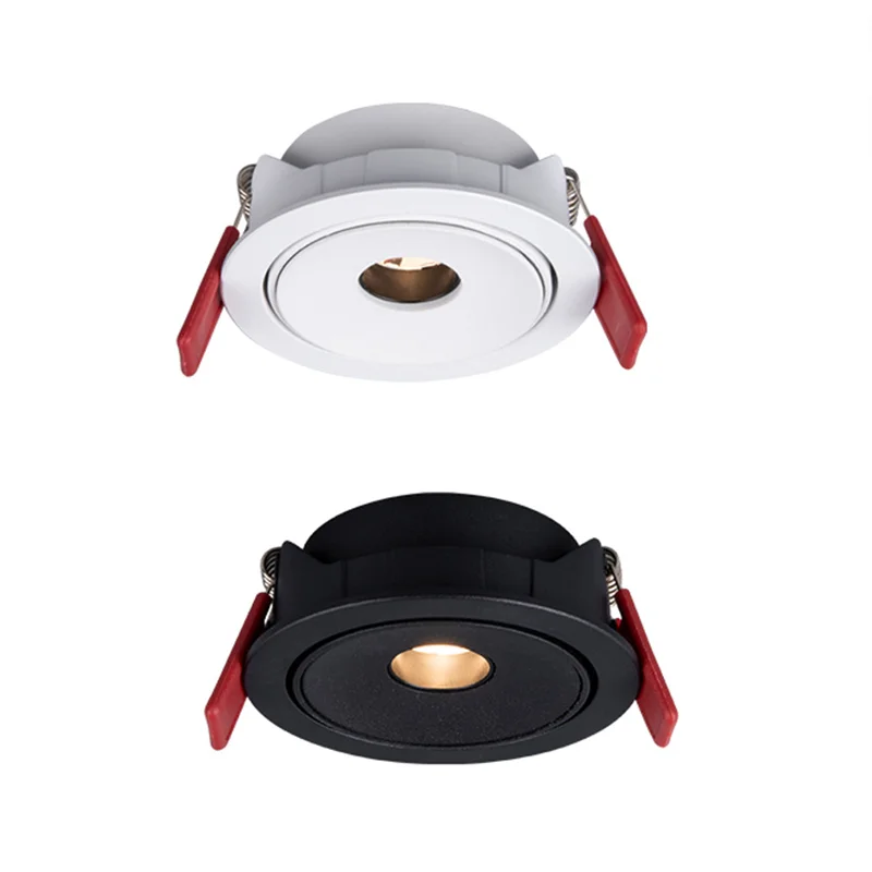 Spots LED ultra-minces à petits angles de 5 ° , 8 ° , 10 ° , et 15 ° , éclairage ambiant pour armoires à vin et tables à manger 5W7W9W