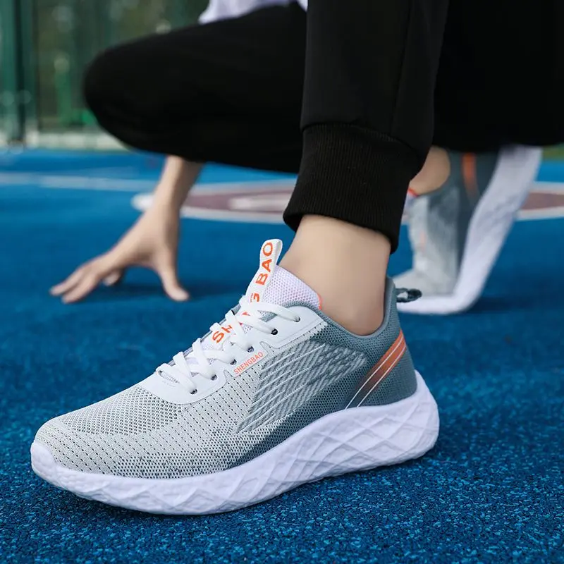 

Hot Sports Fashion Men's Sneakers Breathable Lightweight Running Shoes for Women's New Casual Walking Sneakers Tenis Feminino