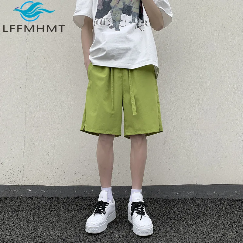 

Уличные летние модные мужские шорты-карго, дышащие, удобные, быстросохнущие, свободные, повседневные, на шнурке, для пешего туризма, красивые короткие брюки, мужские