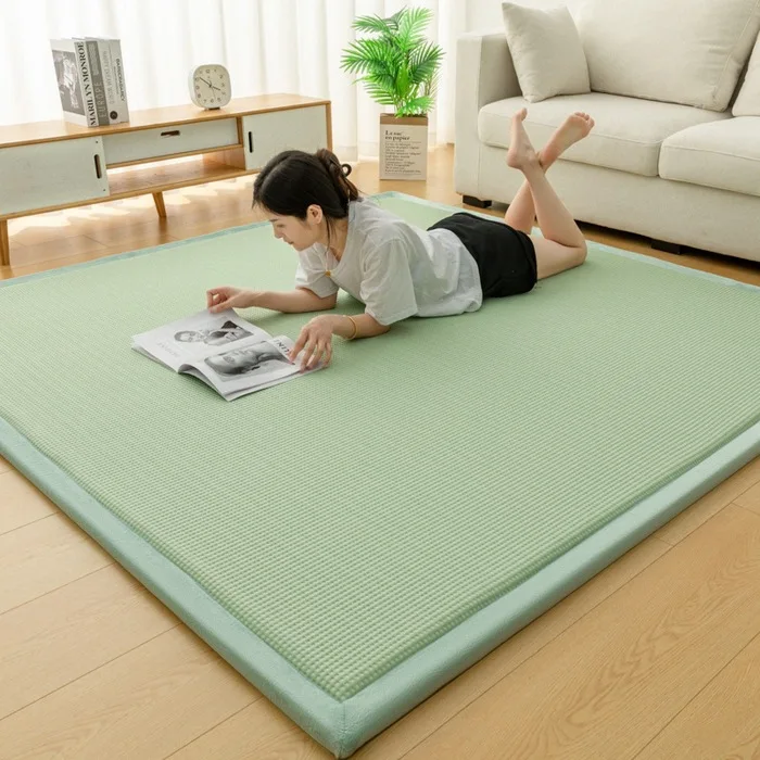 

New 2025 Ice Vine Mat Tatami Sleeping Pad Soft Mat for Bedroom Home Use Reversible Cooling Bedding Comfortable Mattress Pad