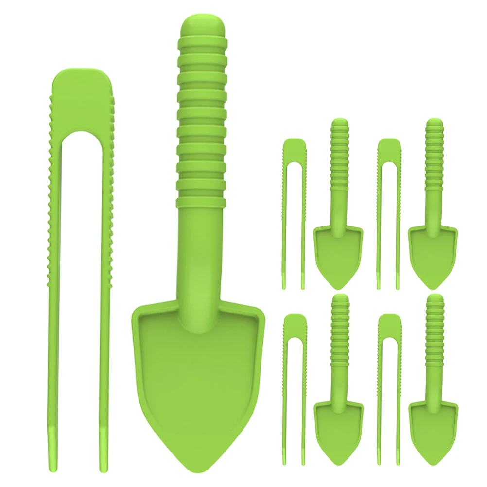 

5Set Reptile Terrarium Supplies Scooper and Tweezers Reusable Durable Easy Handling for Lizards Turtles Spiders