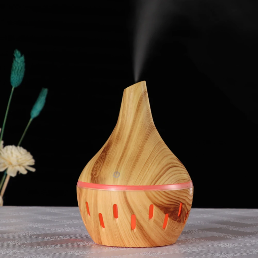 

300 мл USB мини-увлажнитель воздуха ароматический диффузор эфирного масла с 7 меняющимися светодиодными лампами для спальни