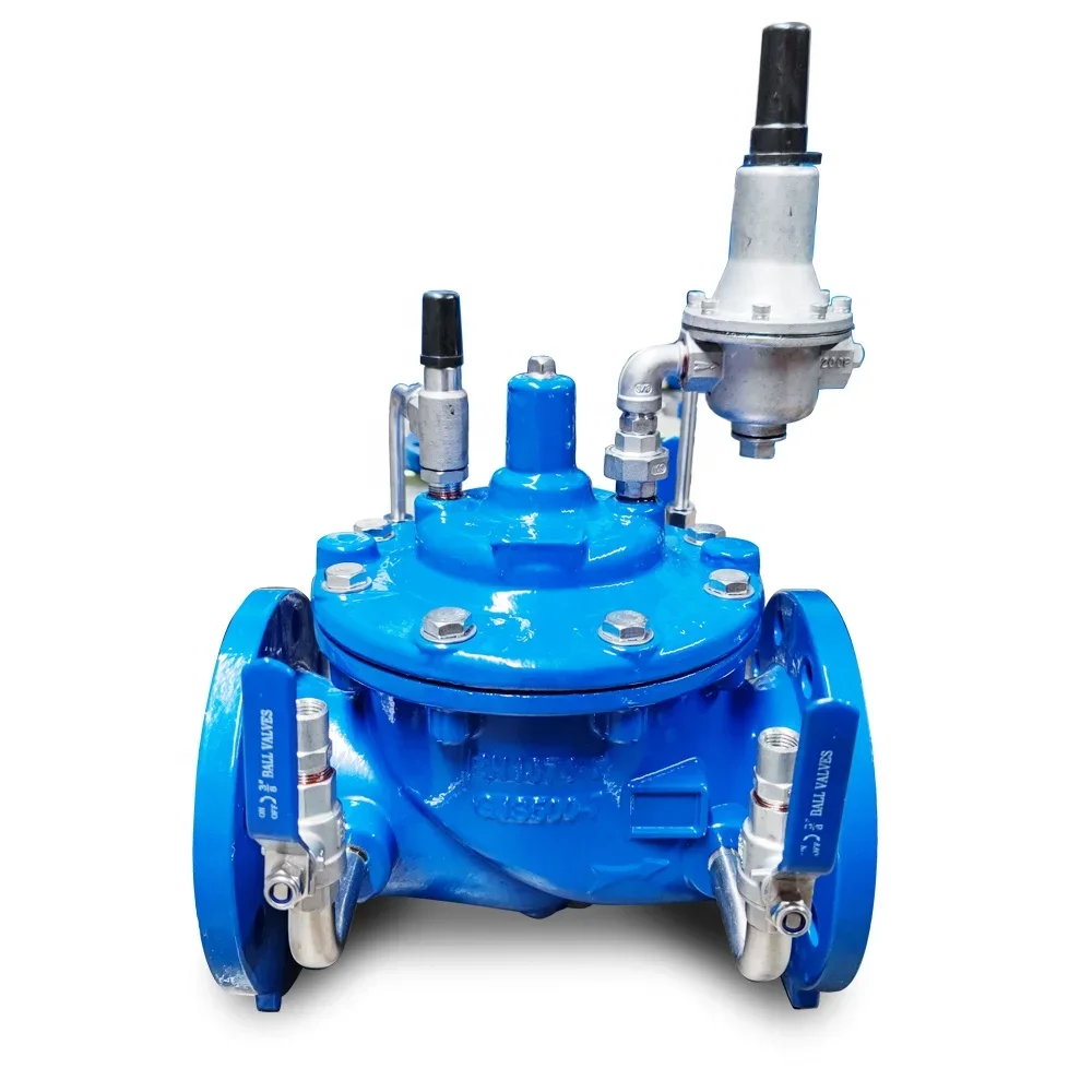 Suction Operated Hydraulic Ductile Iron 200x Control Valve Pressure Reducing Water Control Valve CE Standard