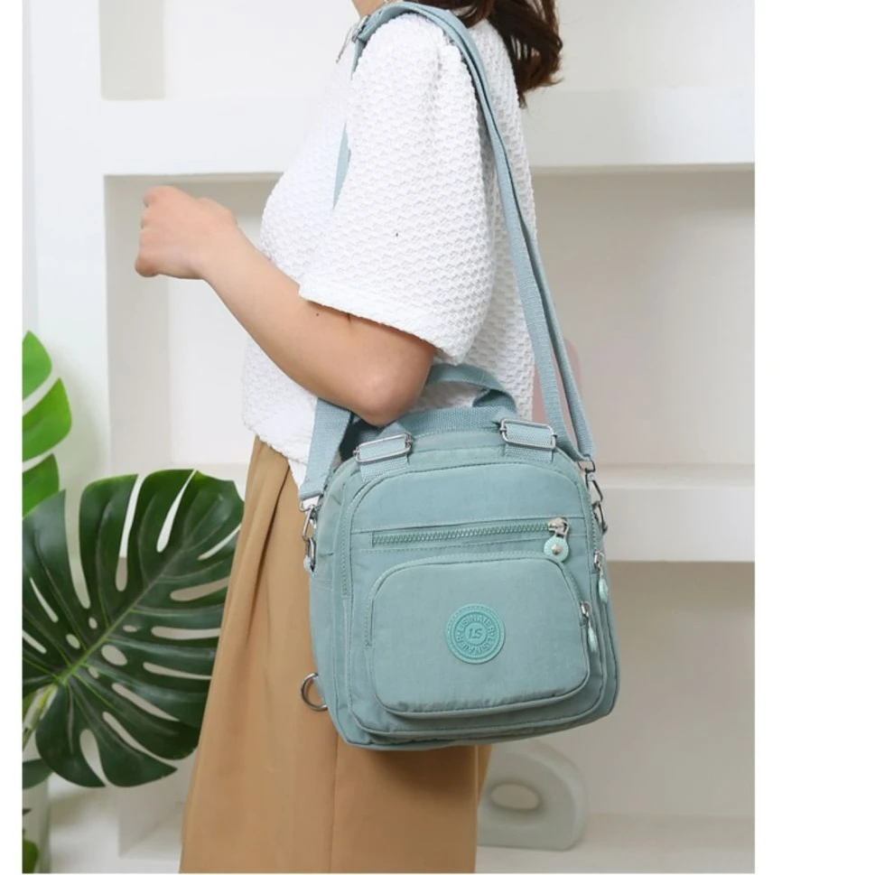 Mochila multifuncional de gran capacidad para mujer, bolso de viaje portátil, cruzado, combina con todo, elegante y ligero