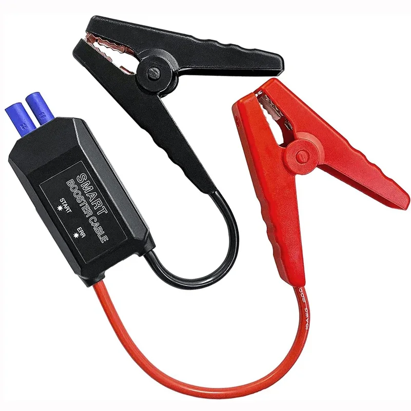 

Smart Booster Cables Auto Emergency Car Battery Clamp Accessories Wire Clip Red-black Clips for 12V Jump Starter 300Amp starting