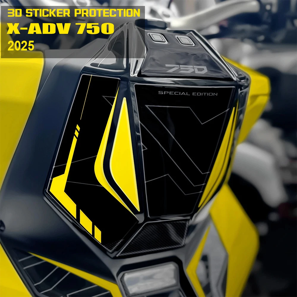 

3D Resin Decal Kit Motorcycle Accessories For X-ADV 750 2025 2026 XADV 750 Stickers Center Area Protective Stickers