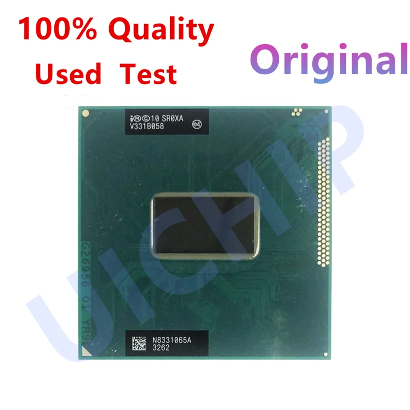 Original Core i5-3340M i5 3340M SR0XA 2.7 GHz Used Dual-Core Quad-Thread CPU Processor 3M 35W Socket G2 / rPGA988B