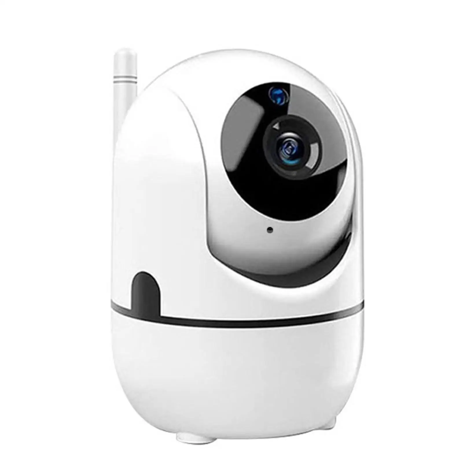 Caméra de surveillance WiFi 360° HD 1080p, vision nocturne, détection de mouvement, audio bidirectionnel, accès à distance via application, panoramique/inclinaison, babyphone