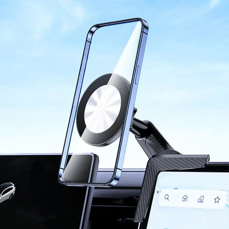 Soporte magnético para teléfono de coche, pantalla automática, soporte para teléfono inteligente, soporte magnético para teléfono móvil de coche, accesorios para vehículos de nueva energía