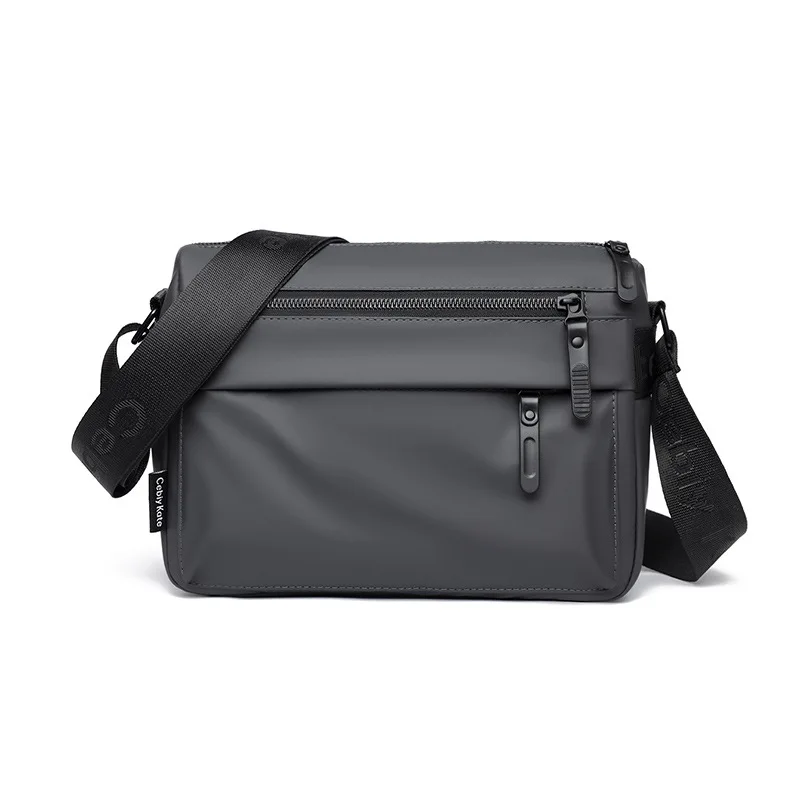 New Fashion Casual Men's Shoulder Bag High-end PU Film Waterproof Crossbody Bag Versatile Work Commuting Sports Messenger Bag