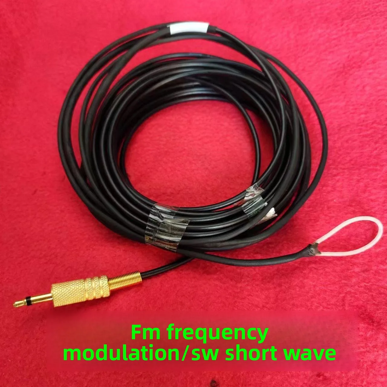 FM/SW External Antenna with Pure Copper Soft Wire – Portable Reel Antenna for FM & Shortwave Radio, Improve Signal Reception