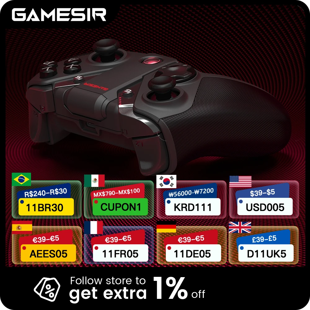 GameSir G4 Pro Switch Controller Bluetooth Wireless Gamepad for Nintendo Switch Apple Arcade and MFi Games Android PC Joystick