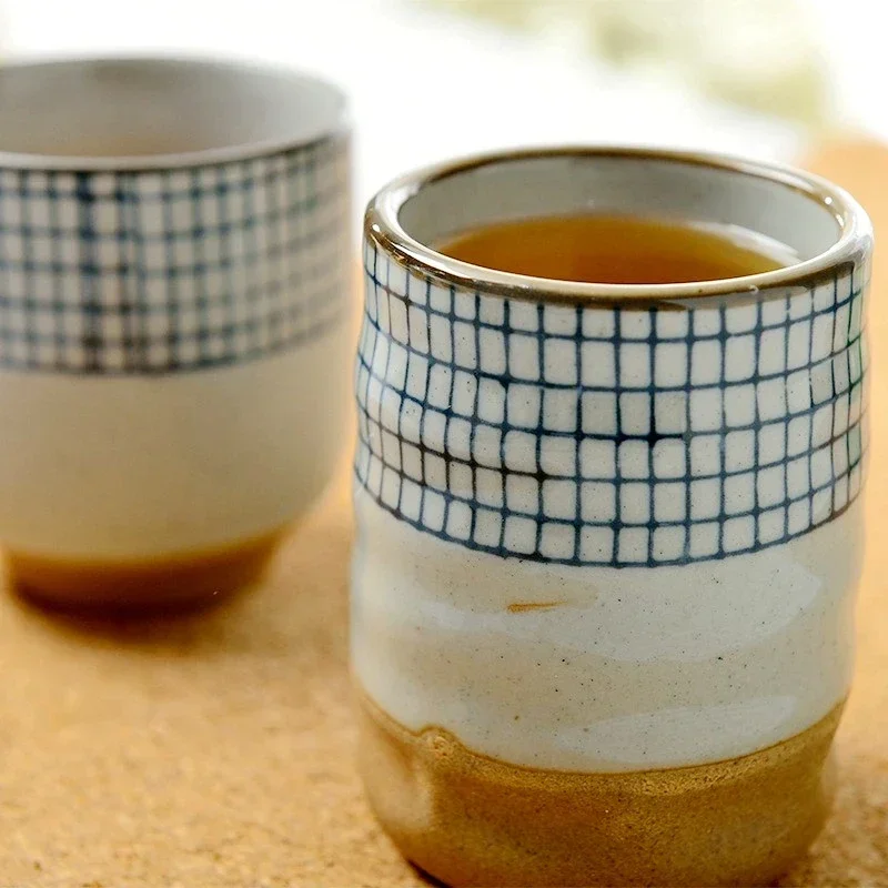 1pcs Ceramic Coffee Cup Japanese Style Porcelain Personal Single Pottery Tea Cups Drinkware Wine Mug Water Mugs Wholesale