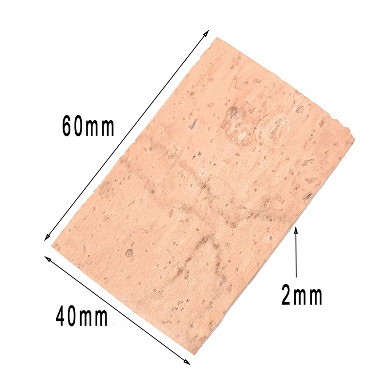 색소폰 코르크 소프라노/테너/알토 넥 코르크 색소폰 부품 61x39x2mm, 5 개