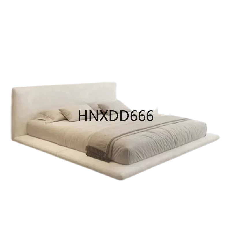 

High End Kawaii Double Bed Soft Wood Luxury White Wooden Modern Bedroom Beds Queen Twin Upholstered Camas De Casal Furniture