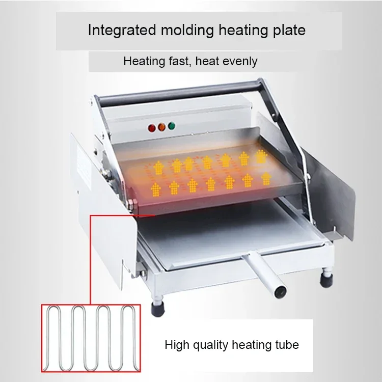 Small Automatic Double-Layer Burger Bun Machine Energy Saving Hamburger Machine For Fast Food Restaurant image 3