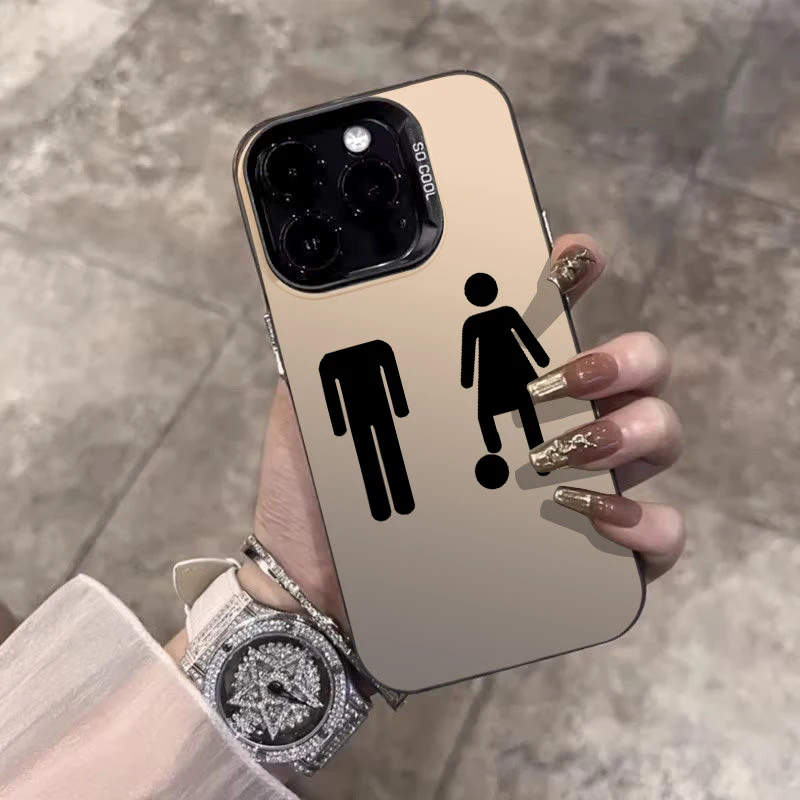 

Creative Kick Head Design Phone Case For iPhone 17 17e 16e 16 15 14 13 12 11 mini Pro Max X XR XSMAX 8 7 Air Plus Matte Cover