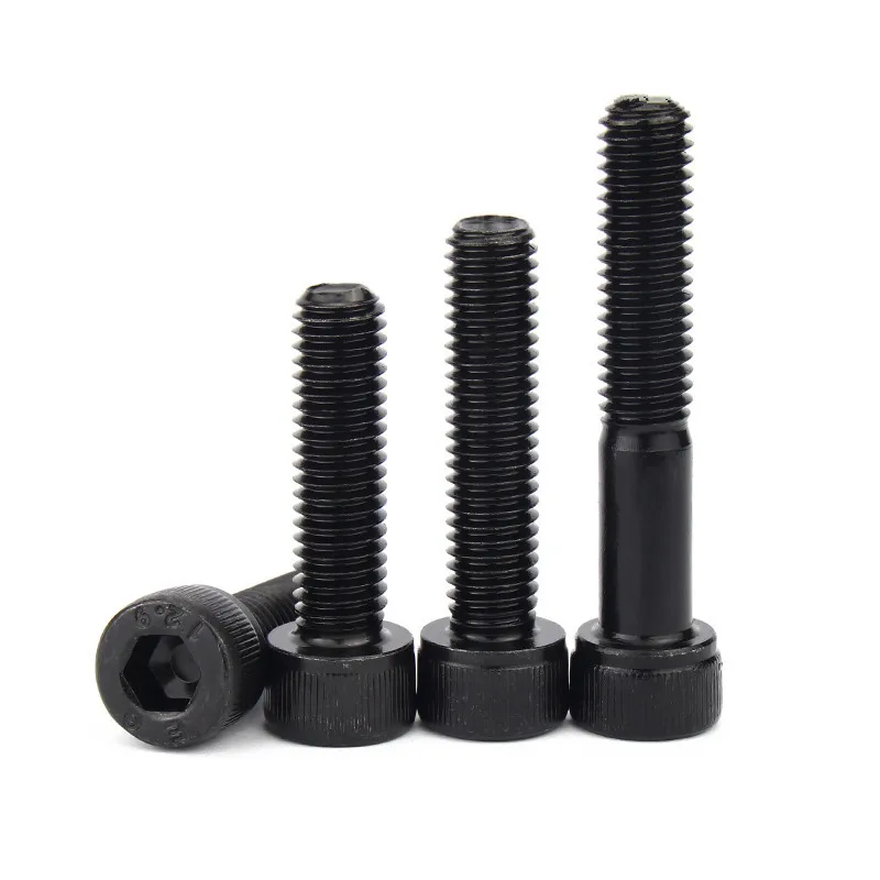 300pcs/set Black Din912 M2 M2.5 M3  Allen Bolt Hex Socket Round Cap Head Screw And Nut Assortment Kit Set