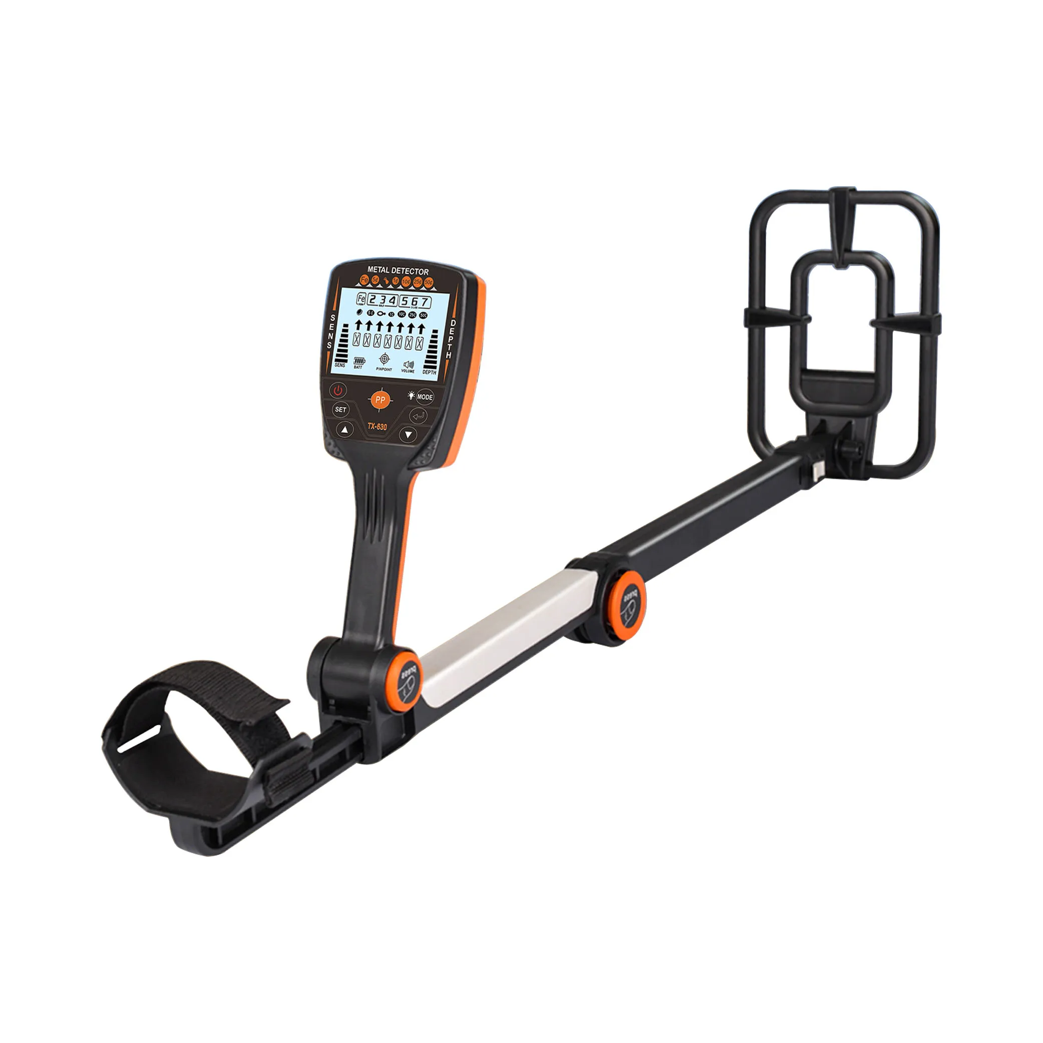 For TX-630 Foldable Metal Detector industrial underground gold metal detector