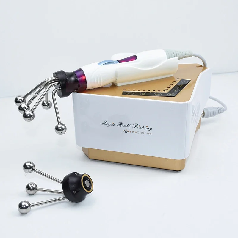 3 + 5 pólo sonda bio micro-elétrica vibração massagem instrumento de beleza 200w fáscia instrumento de beleza vibração dispositivo de massagem