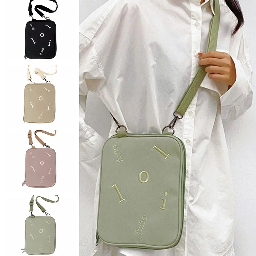 

With Shoulder Strap Crossbody Laptop Bag Portable Protective Tablet Sleeve Bag Cute Thin Girl Computer Bag Girls/Lady/Women