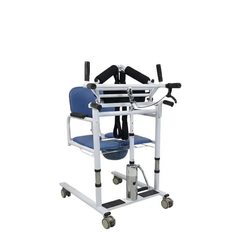 For Hemiplegic Bedridden Patients Hydraulic Lifting Shifter Thickened Steel Pipe Elderly Transfer Aid With Toilet Function