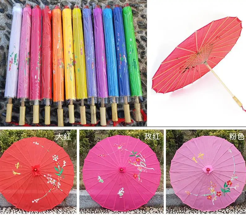 

30 шт., китайский традиционный шелковый зонт, женский зонтик для рукоделия, танцевальное представление, классический потолочный декор, реквизит для фотосъемки ni438