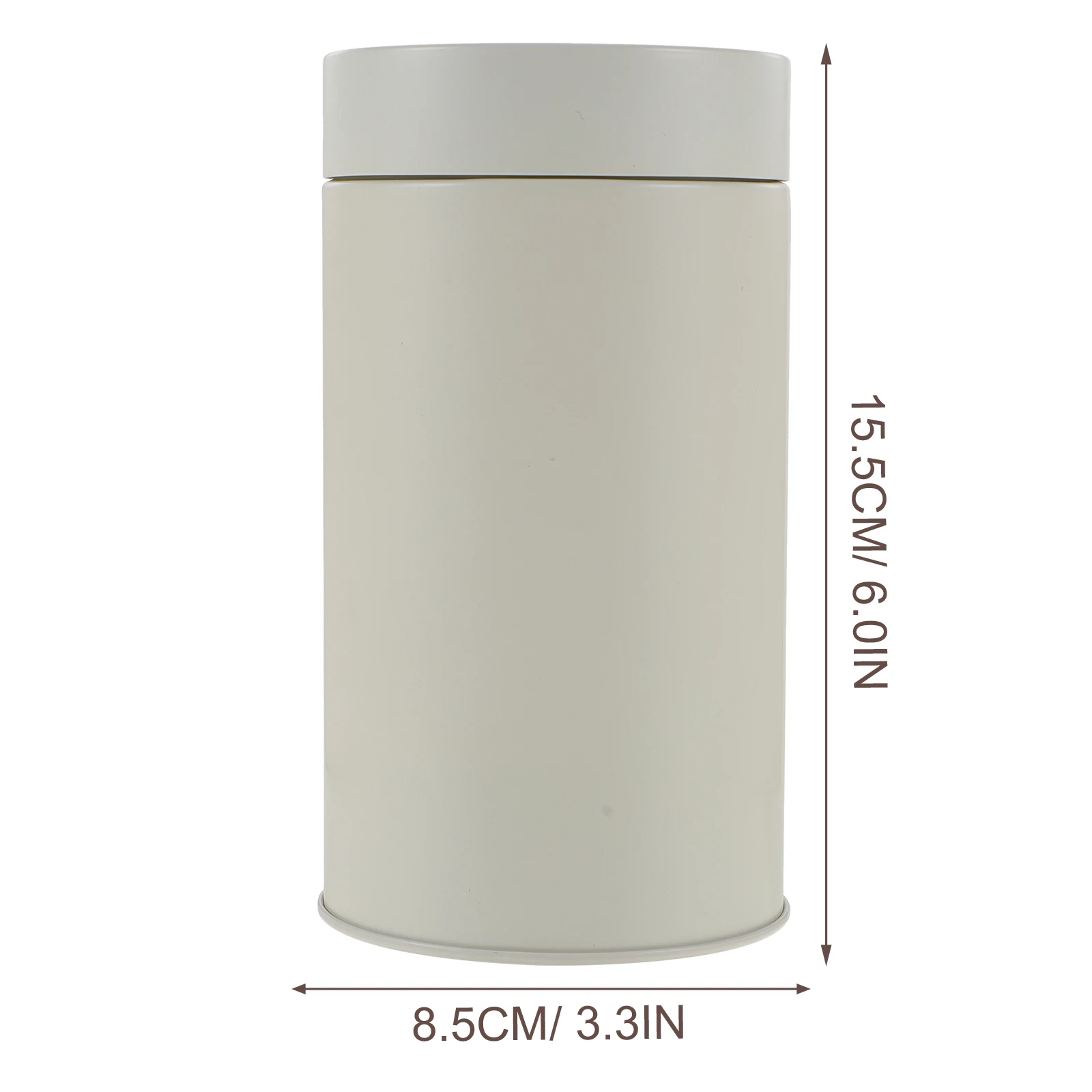 

Tea Canister Sealed Storage Vintage Household Tinplate Container 500ml Multi Function Flour Can Travel Oats Jar