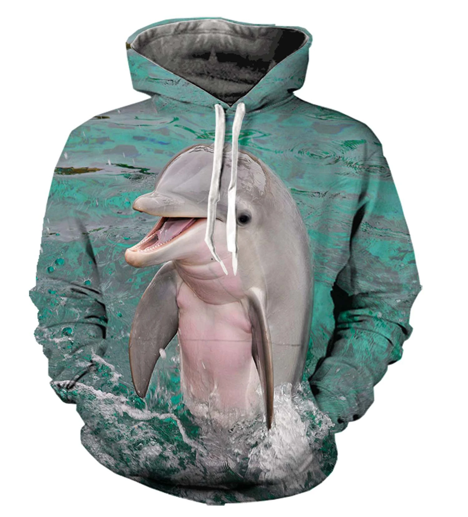 

New Fashion Animal Dolphin 3D Print Hoodies Original Style Men/Women Casual Long Sleeves Hoodies Sweatshirt