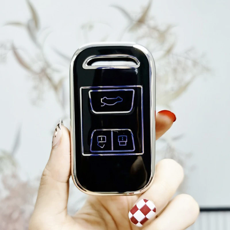 TPU Key Cover Remote Car Key Case for Chery Tiggo 4 7 Arrizo 5 3 Tiggo 8 Key Holder Protection Shell Fob