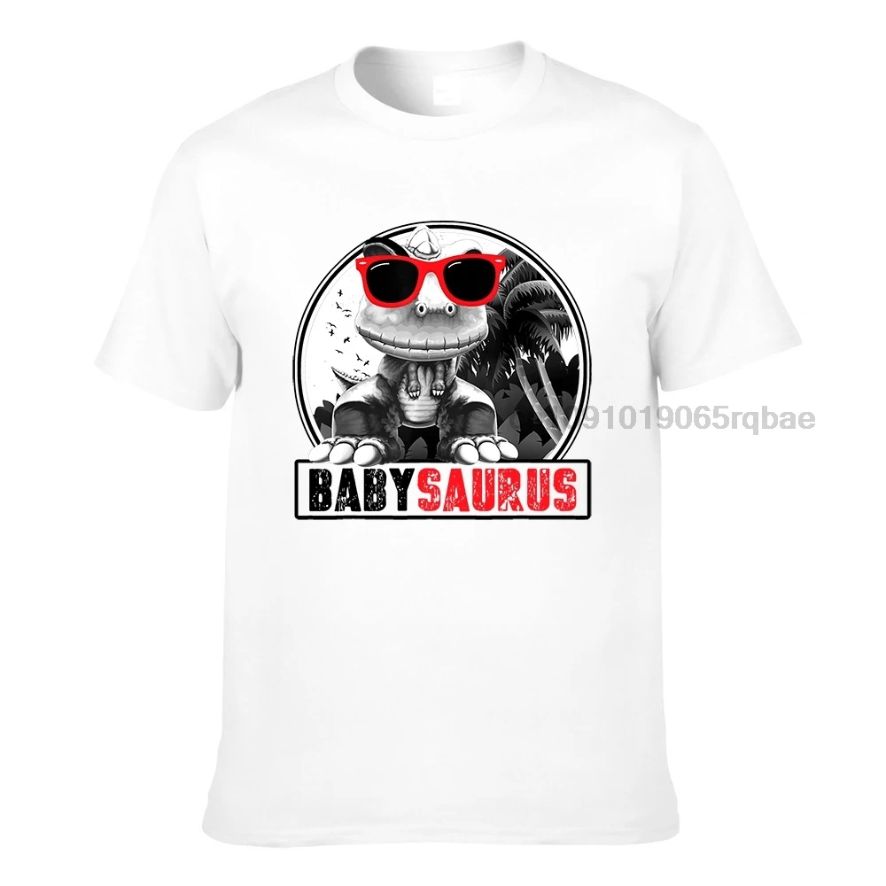 Babysaurus Kid T Rex Saurus Matching Family T-Shirt Printingparty Tops Tees Harajuku Cotton Men T Shirts