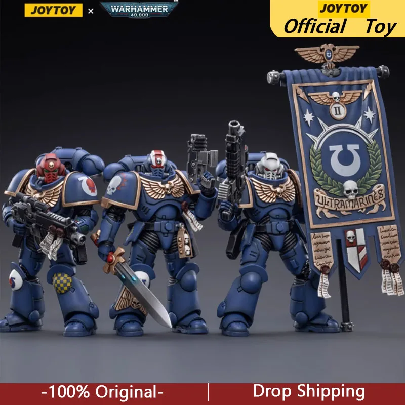 

JOYTOY Dark Source Warhammer 40K Extreme Warriors Hero Trio 1:18 Fully Moving Soldier Model Play Collection Gifts