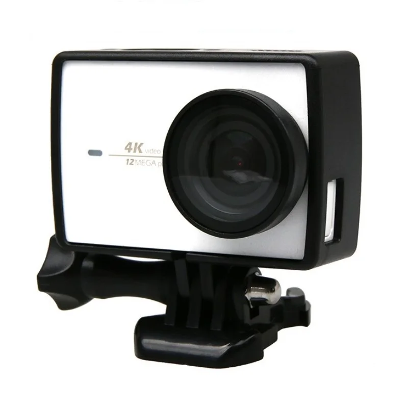 Xiaomi Yi 4K เลนส์กล้องอุปกรณ์ป้องกันกรณี/ฝาครอบ/คลิป Clamp สำหรับ Yi 4K + กล้องกรอง Holdert ปกป้องกรอบ