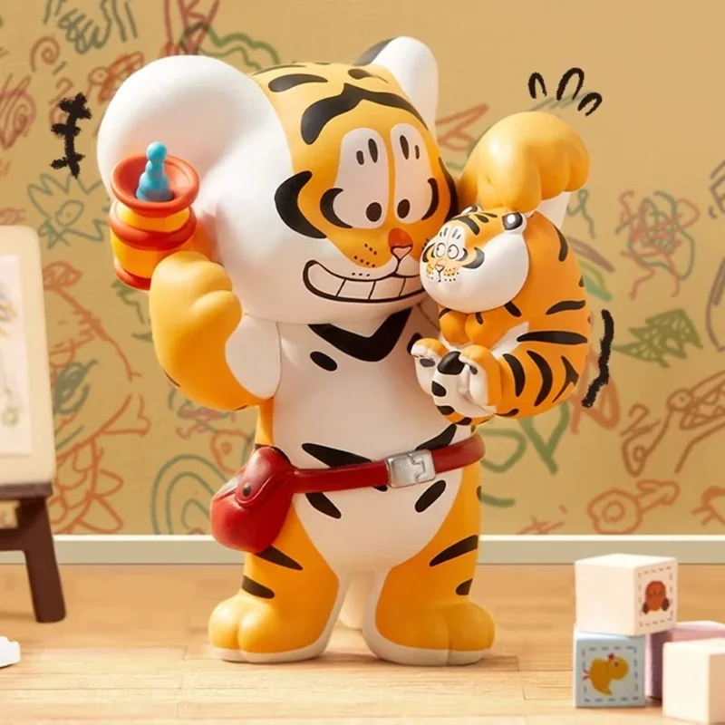 I Am Not Fat Tiger Loving Father Faithful Son V2 Series Blind Box Toys Kawaii Аниме Фигурка Сюрприз Mystery Box Dolls