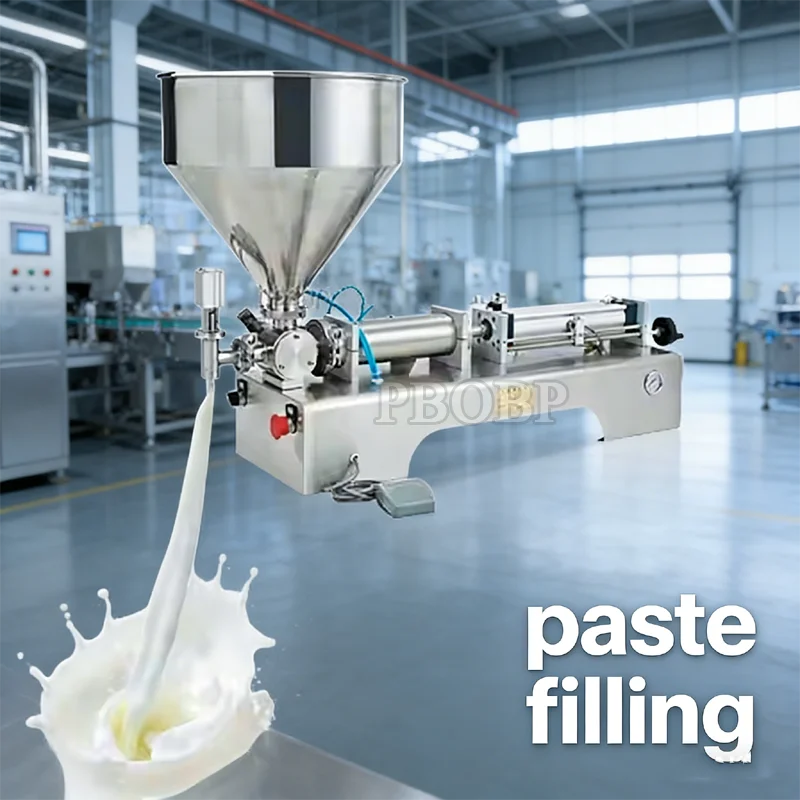 

PBOBP Filling Machine Small Quantitative Paste & Liquid Packaging Device Pressure Operated Desk Top Paste Filler
