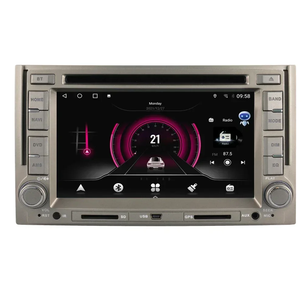 DSP Carplay Auto Android 13.0 8G+128G Car DVD Player For Hyundai H1 Grand Starex 2007-2012 GPS Map RDS Radio wifi Bluetooth